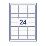  Rechteckige Klebeetiketten