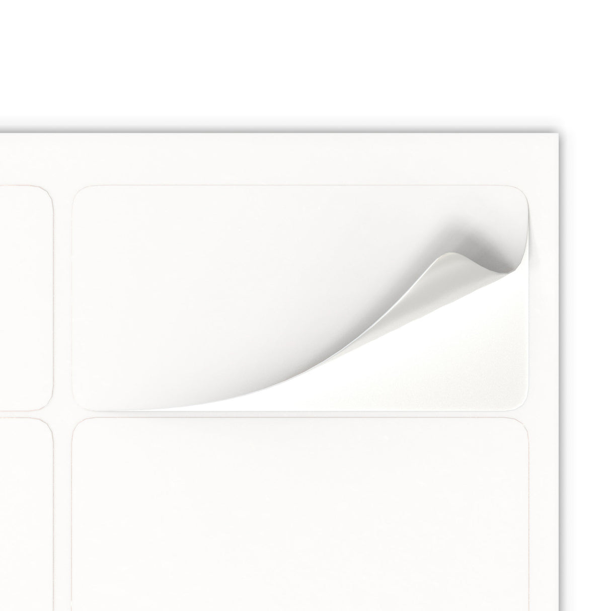  Rechteckige Klebeetiketten