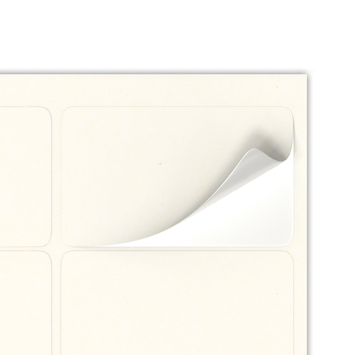  Rechteckige Klebeetiketten