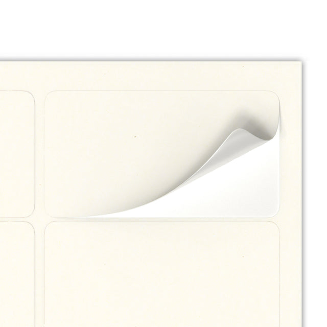 Rectangle Adhesive Labels White 46 x 25 mm (40 labels)