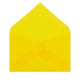Coloured Translucent Envelopes Yellow 62 x 98 mm