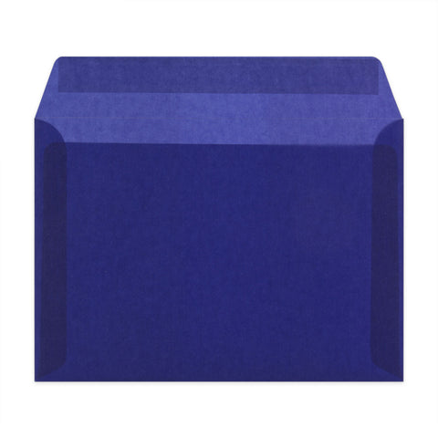 Coloured Translucent Envelopes Dark Blue 162 x 229 mm (C5)