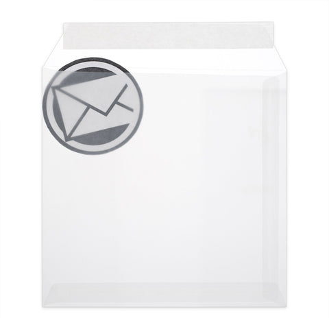 Coloured Translucent Envelopes Clear 220 x 220 mm