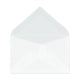 Coloured Translucent Envelopes Clear 62 x 98 mm