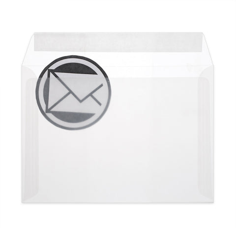 Coloured Translucent Envelopes Clear 162 x 229 mm (C5)