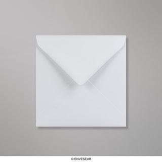 Weißer Briefumschlag 130x130 mm