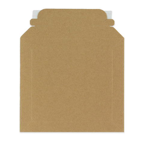 Manila Brown Peel & Seal Rigid Board Mailers Envelope (164 x 180mm)