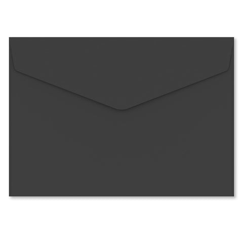 V-Flap Peel and Seal Envelopes Black 162 x 229 mm (C5)