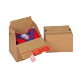 Karton mit selbstklebendem Verschluss für den Versand