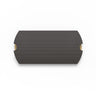 Corrugated Pillow Boxes Black 162 x 114 mm (C6)