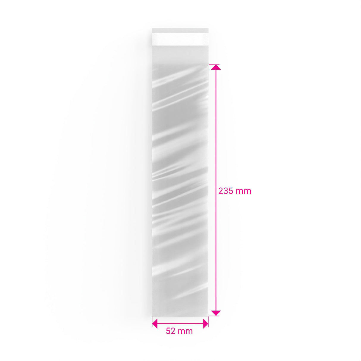 Zellophan-Beutel ohne Kopflasche