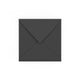 Black British Made Gummed V-Flap Envelope (155 x 155mm)