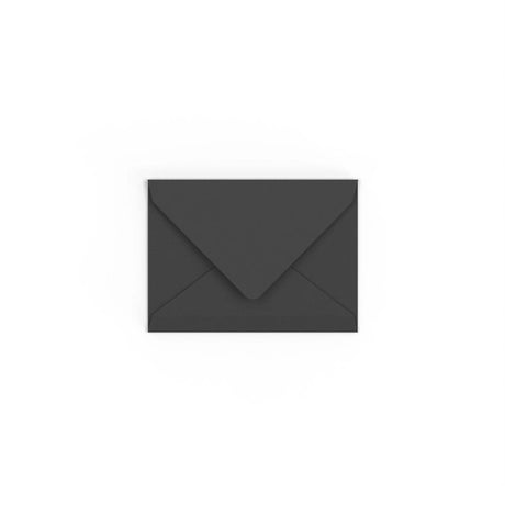 Schwarzer Umschlag 82x113 mm (C7)