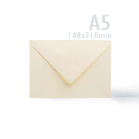 Linen Cards & Envelopes Packs Ivory 162x229 mm + 148x210 mm