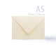 Hammered Cards & Envelopes Pack Ivory 114x192 mm + 105x148 mm