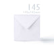 Hammered Cards & Envelopes Pack White 155x155 mm + 145x145 mm