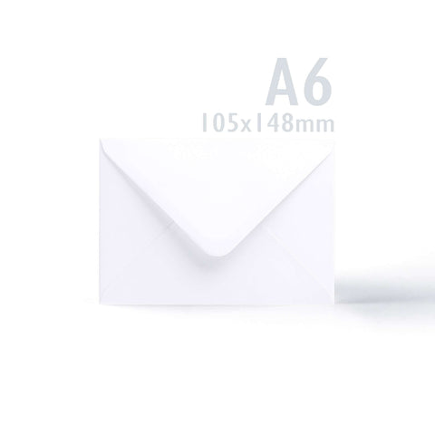Linen Cards & Envelopes Packs White 114x162 mm + 105x148 mm