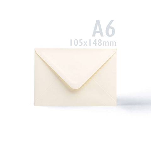 Linen Cards & Envelopes Packs Ivory 114x162 mm + 105x148 mm