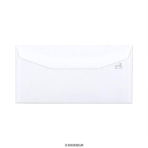 White Envelope with Internal Opacity 110x220 mm (DL) 80gsm Default Title