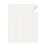 Weiße Etiketten Packungen M - 100 Blatt
