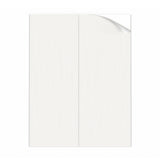Weiße Etiketten Packungen XL - 100 Blatt