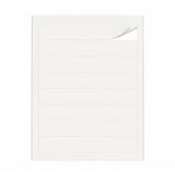 Weiße Etiketten Packungen ML - 100 Blatt