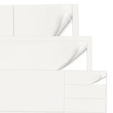 Weiße Etiketten Packungen L - 100 Blatt