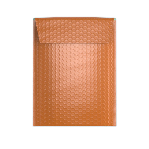 Metallic Finish Bubble Bag Mailers Orange 235 x 170 mm