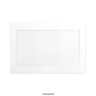 Weißer Briefumschlag mit Panorama / Werbefenster 229x324 mm (C4)