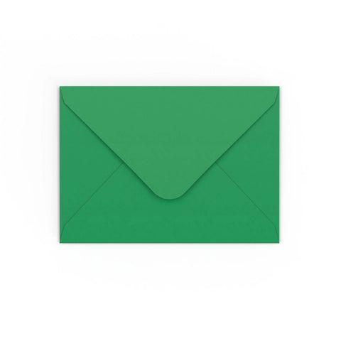 Dark Green Gummed V-Flap Envelope (125 x 175mm)