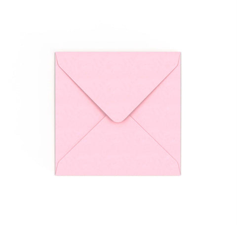 Pale Pink Gummed V-Flap Envelope (130 x 130mm)
