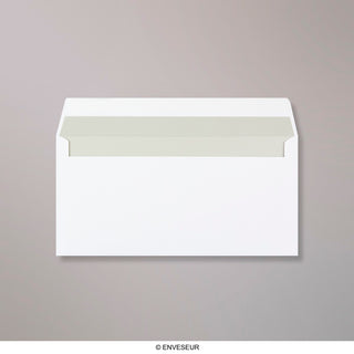 Weißer Briefumschlag 110x220 mm (DL)