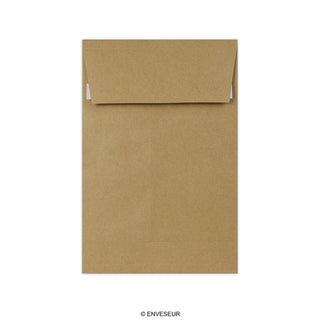 Kraftpapier-Seitenfaltenumschläge