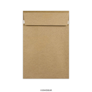 Kraftpapier-Seitenfaltenumschläge