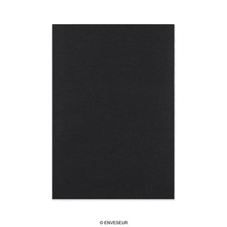 Voll-Schwarze Papprückwandtasche 229x162 mm (C5)