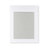 Weiße Papprückwandtasche 241x178 mm