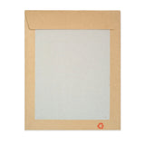 Manila Papprückwandtasche - mit Aufdruck 267x216 mm