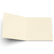 Folded Card Blanks Ivory Hammer 145 x 145 mm 300 Gsm