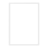 Weisser klarer klebeetiketten