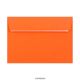 Orangefarbener Briefumschlag 125x176 mm