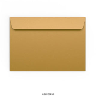 Goldener Briefumschlag 162x229 mm (C5)