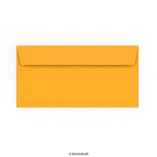 Tiefgelber Briefumschlag 110x220 mm (DL)
