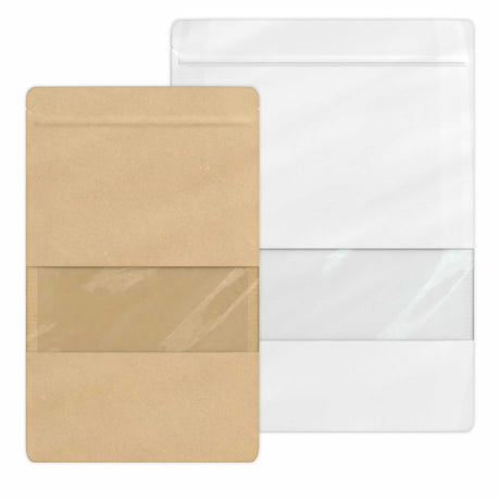 Doypack-Beutel Lebensmittel mit Fenster