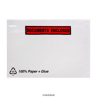 Dokumentenversandtaschen aus Papier - bedruckt