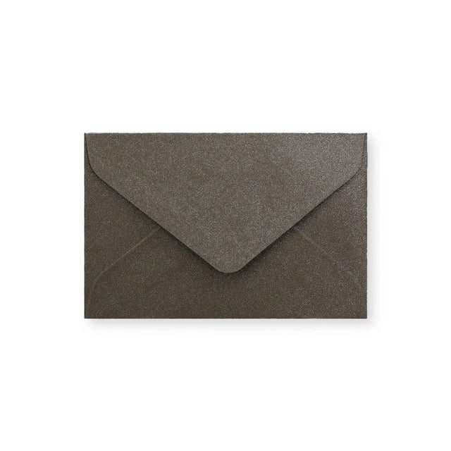 Pearlescent Envelopes Taupe Brown 62 x 94 mm Gummed