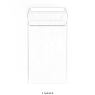 Weißer Briefumschlag 130x80 mm