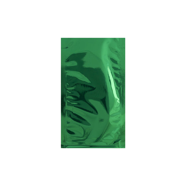 Metallic Finish Foil Bags Green 229 x 114 mm