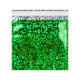Holographic Finish Foil Bags Holographic Green 165 x 165 mm