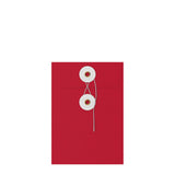 Farbige Kuverts mit Kordel- und Scheibenverschluss