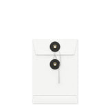 Farbige Kuverts mit Kordel- und Scheibenverschluss